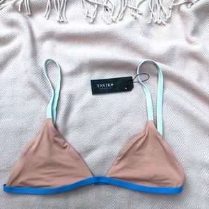 Tavik Swimwear Zepplin Triangle Top Color Blocked